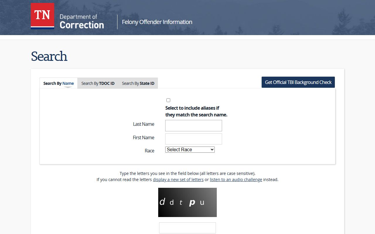 Hamilton County inmate records Tennessee felony offender lookup