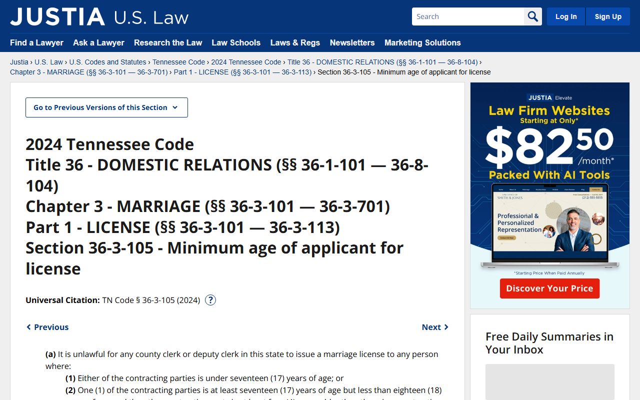 Hamilton County marriage and divorce records Tennessee marriage age statute